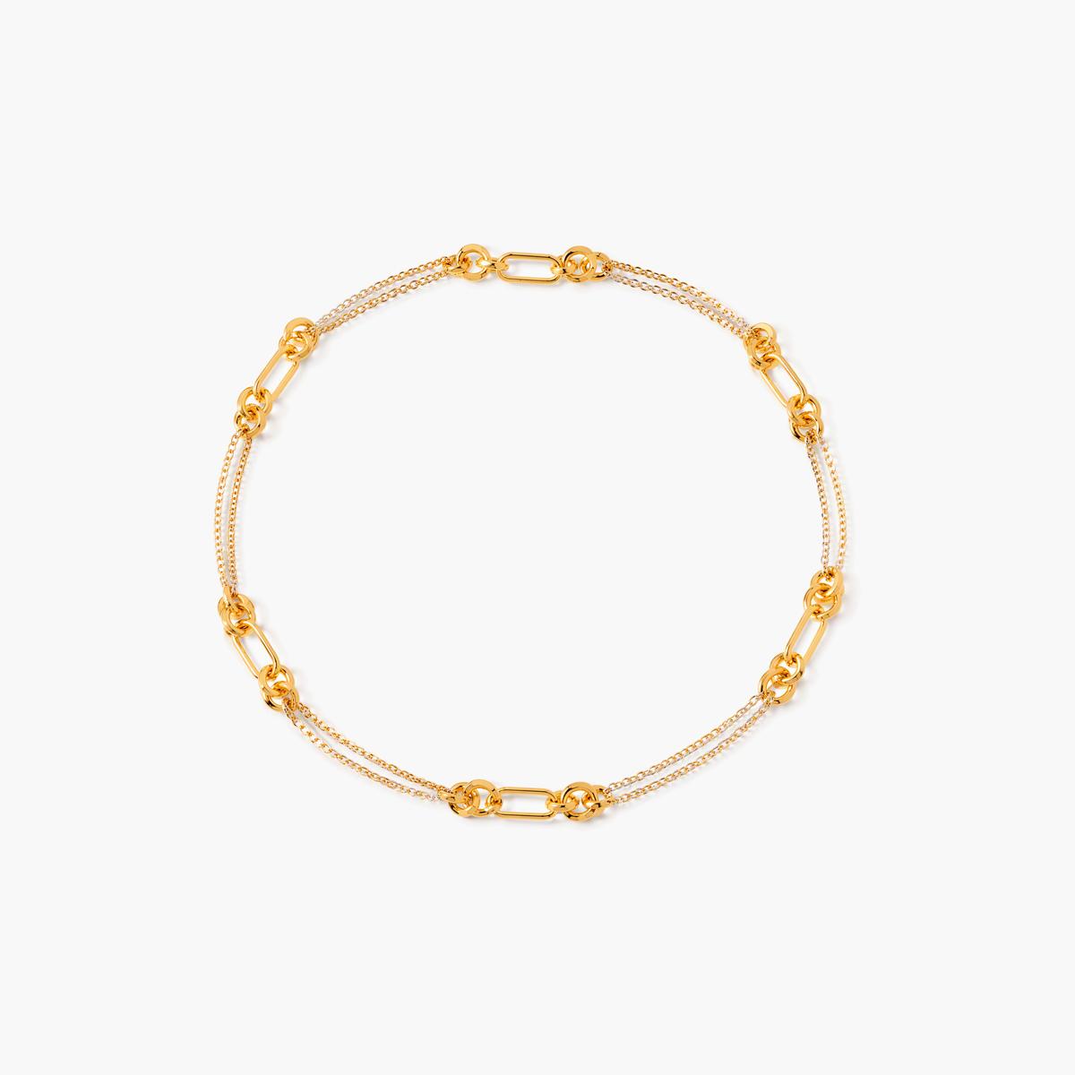 Trendy Geometric Link Necklace