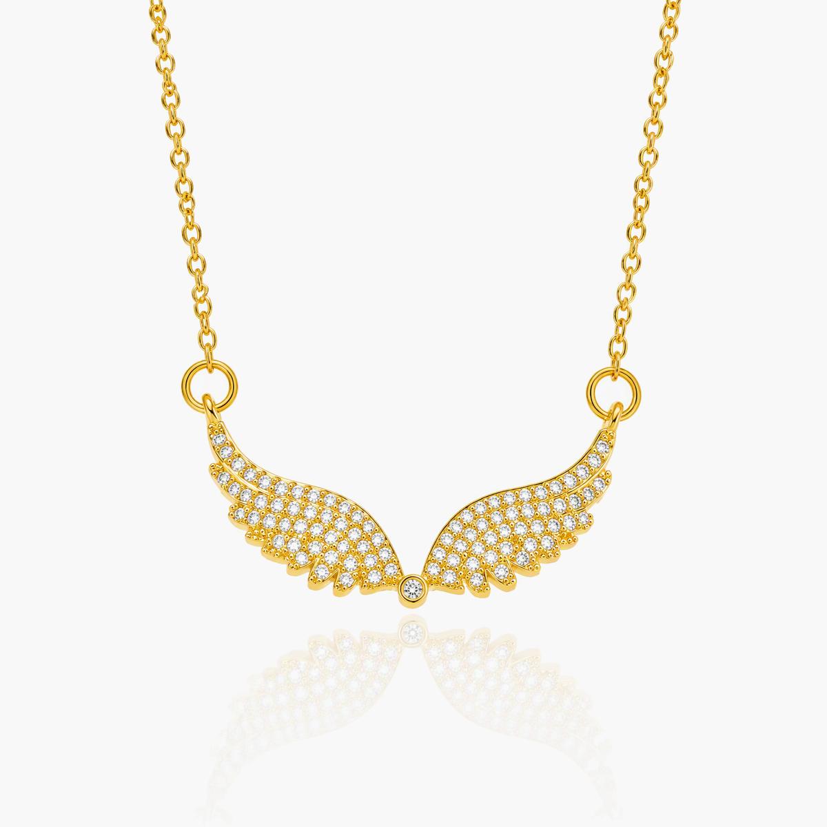 Dainty Angel Wing Necklace