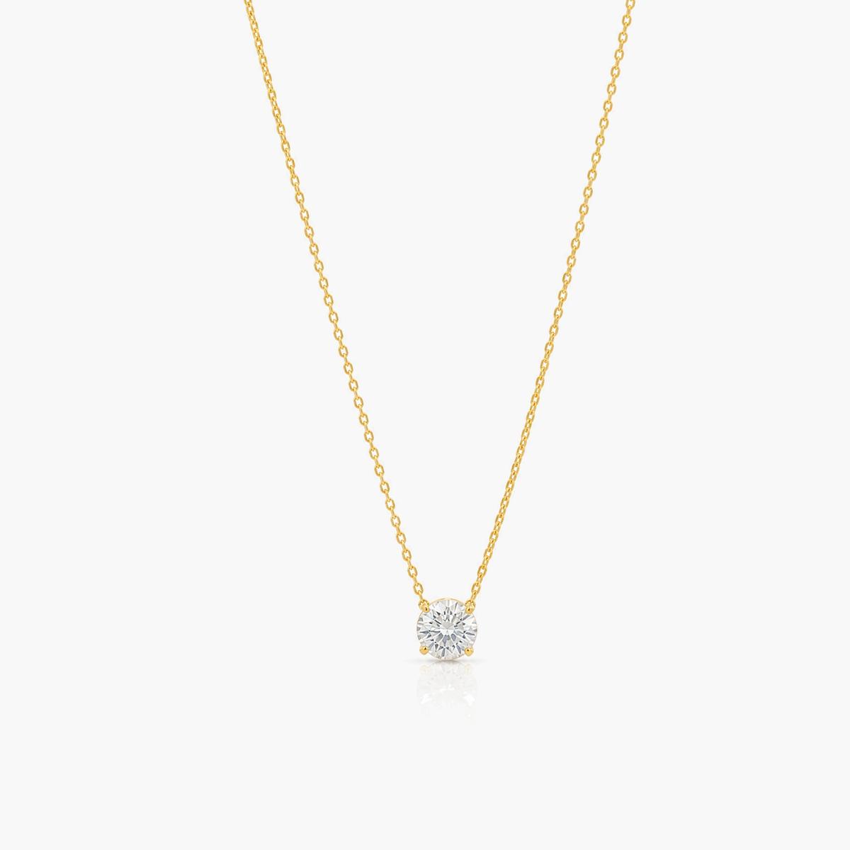 Dainty Single Stone Necklace