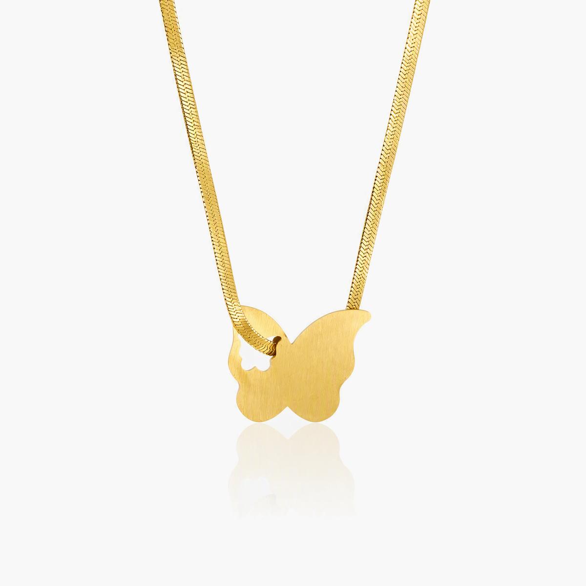 Butterfly Snake Chain Necklace