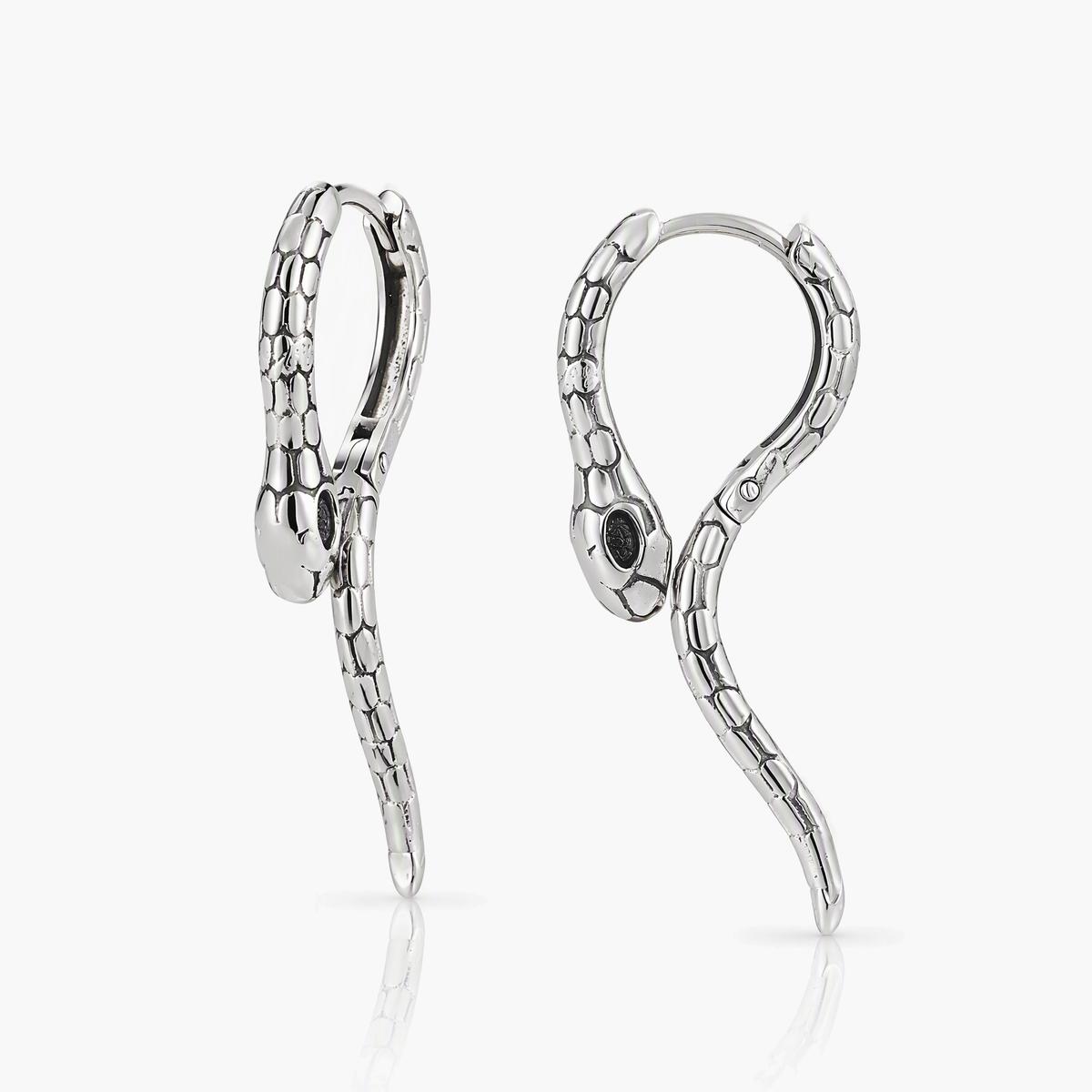 Snake Shape Huggie Earrings