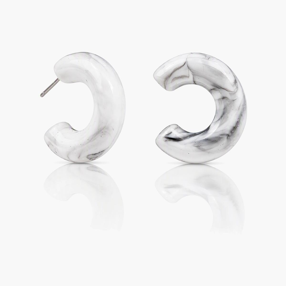 Trendy Open C Hoop Earrings