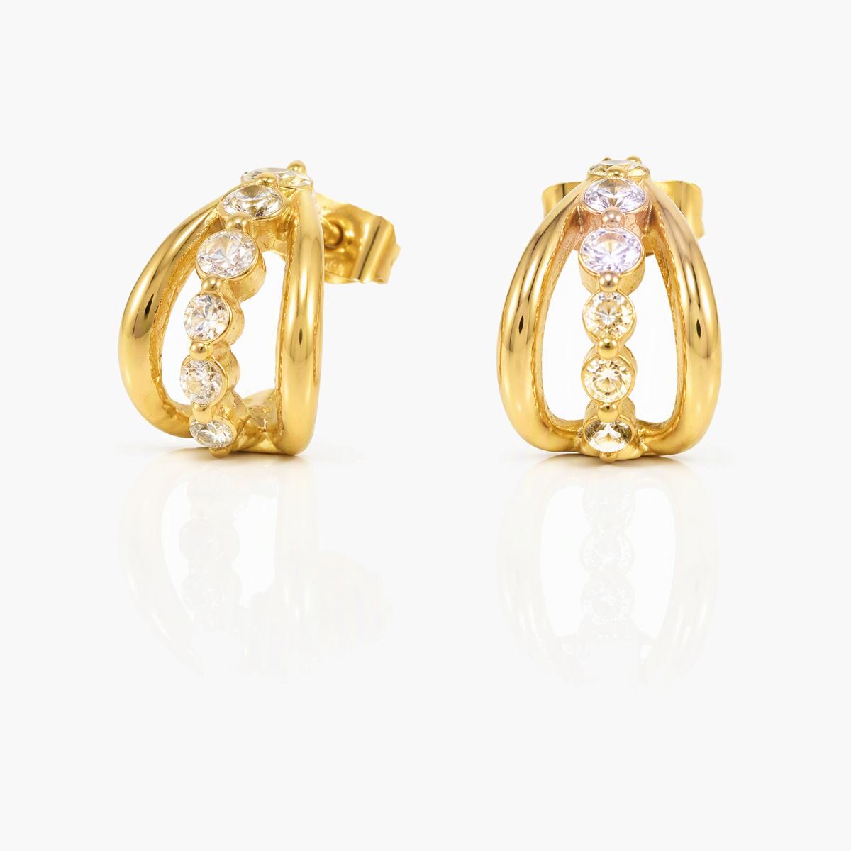 Twisted Hoop Earrings