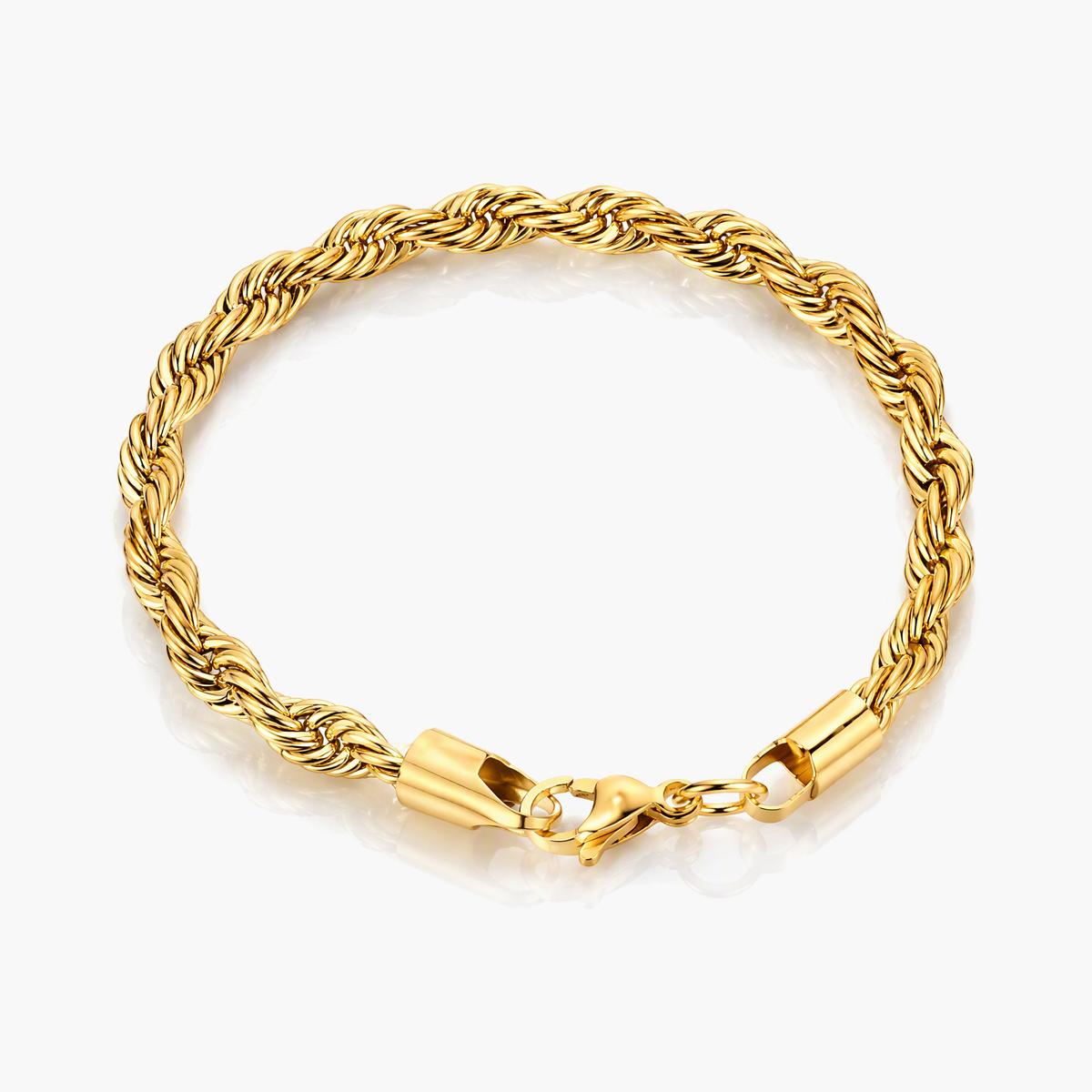 Twisted Rope Chain Bracelet