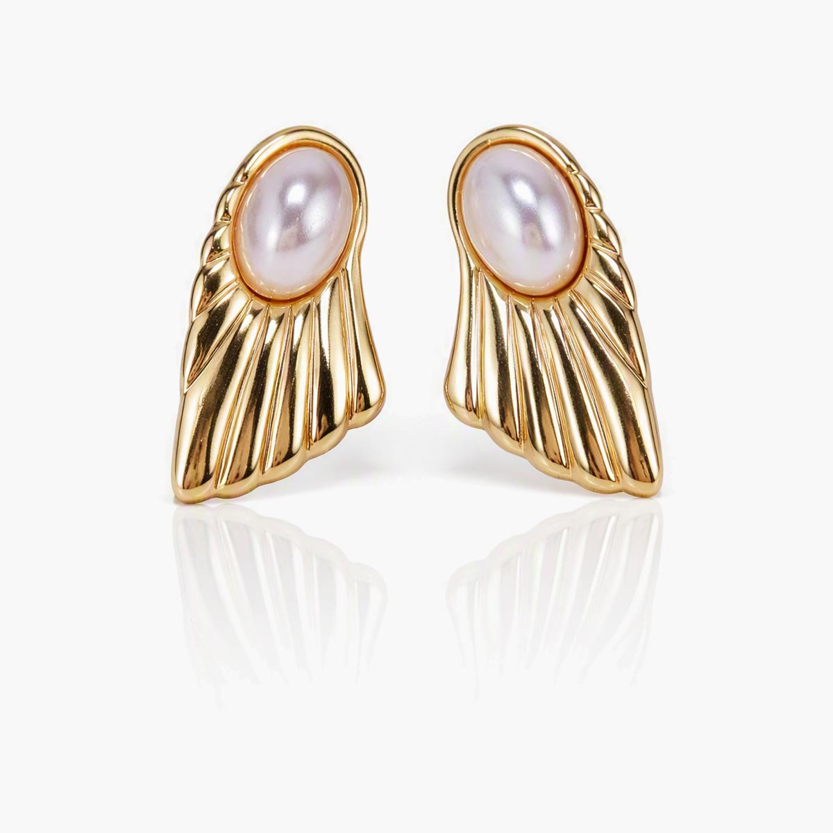 Wing Stud Earrings