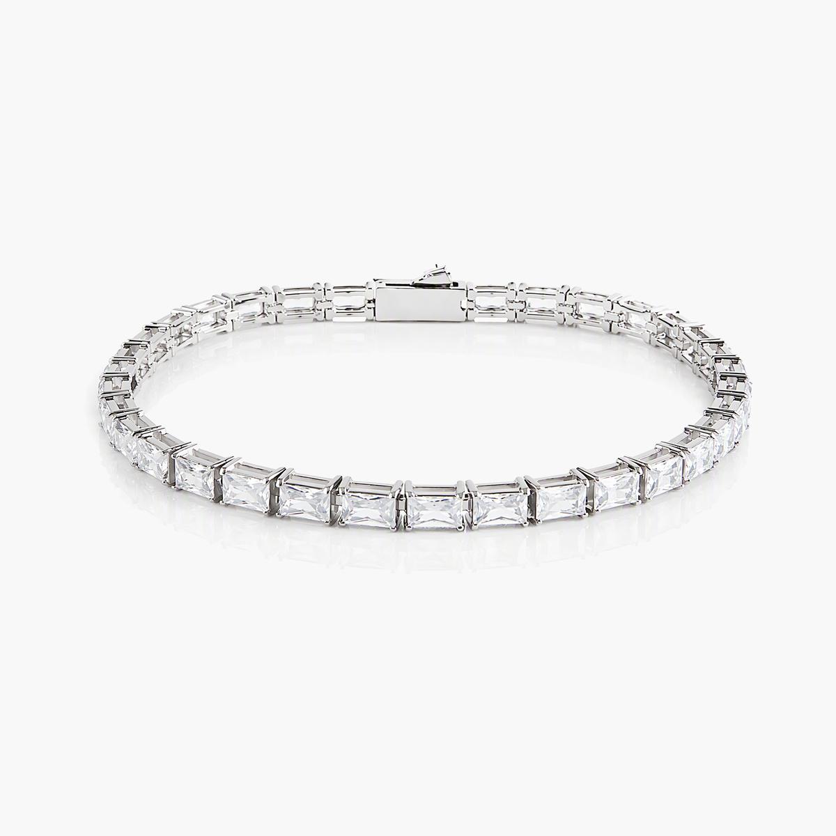 Elegant Square Stone Tennis Bracelet