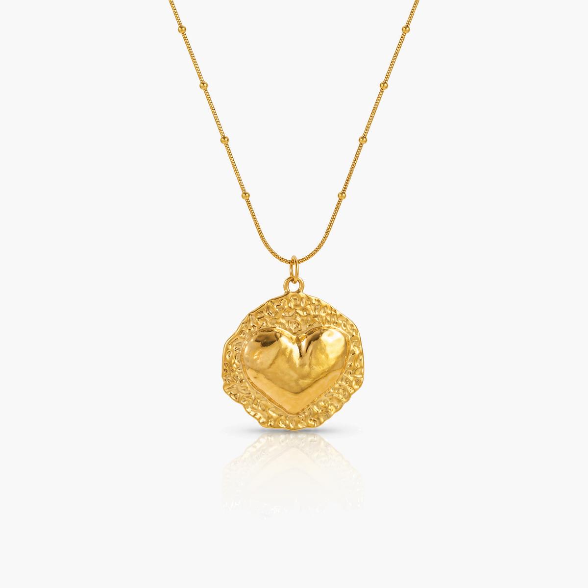 Vintage Heart Pendant Necklace