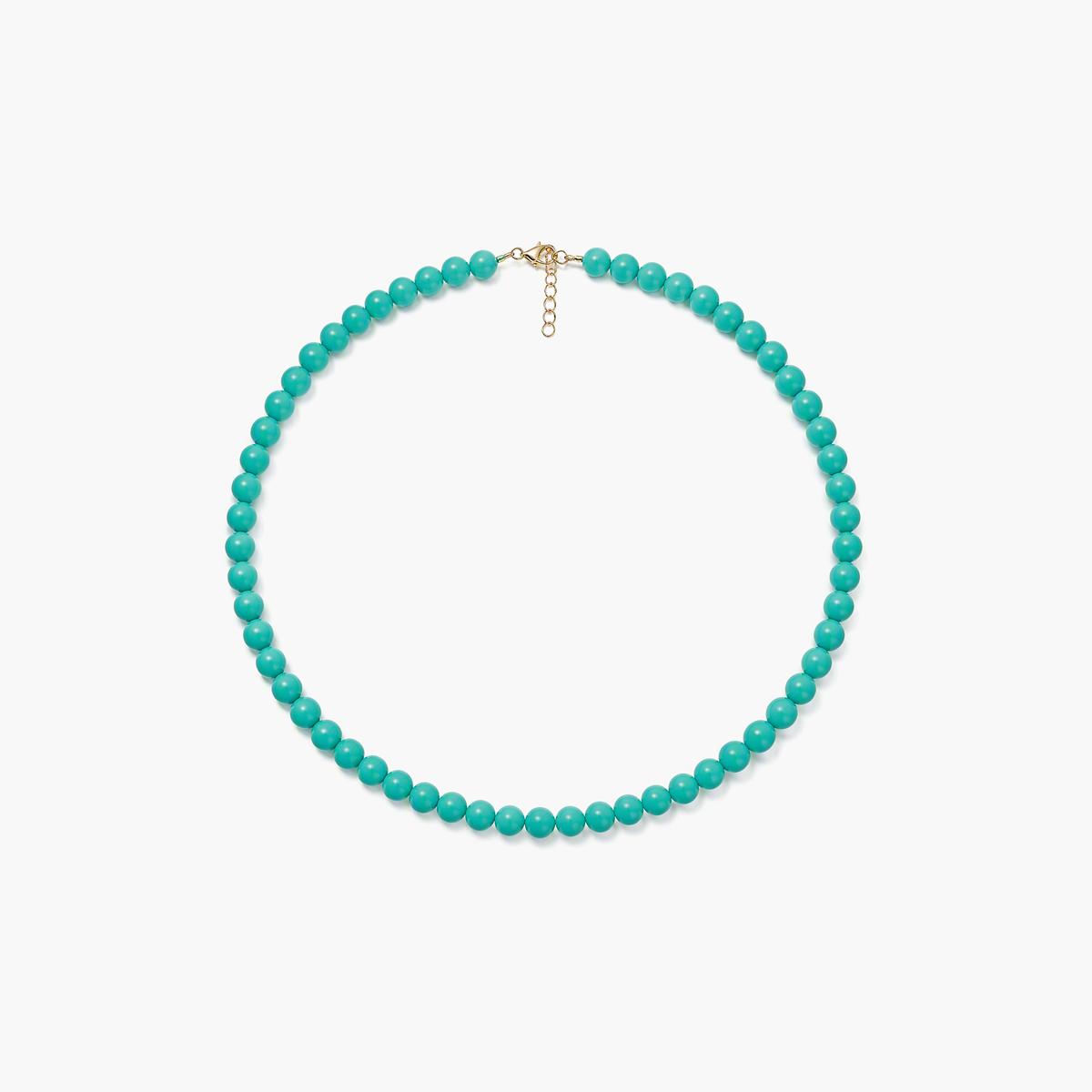 Boho Round Bead Necklace