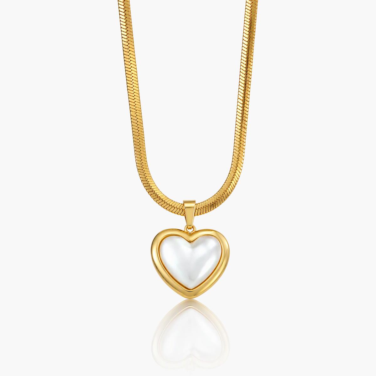 Four-Leaf Clover Snake Chain Necklace