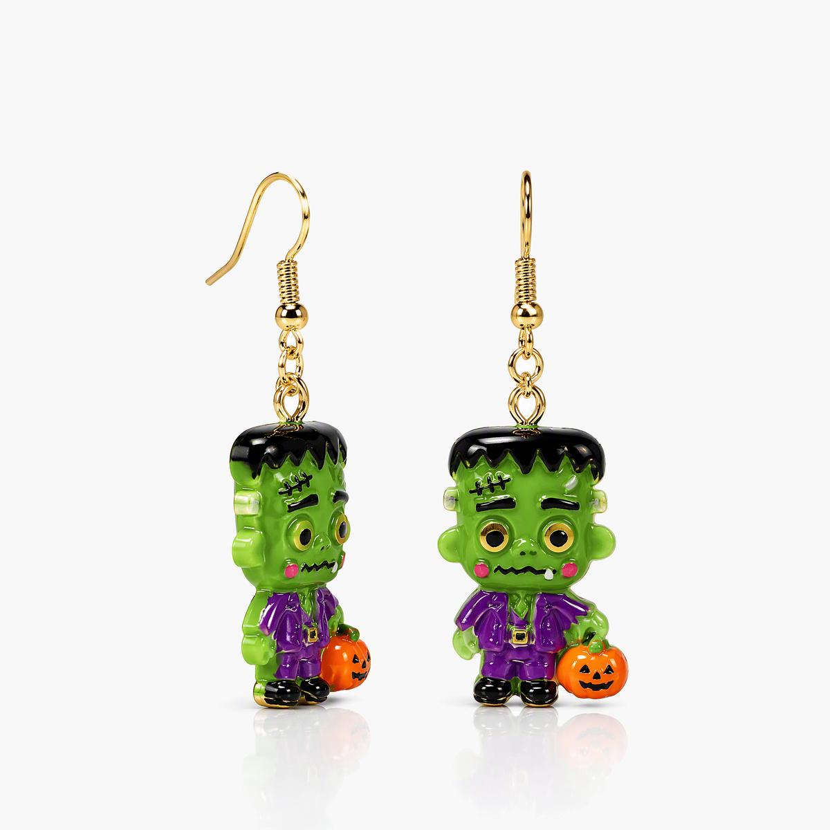 Cute Zombie Charm Drop Earrings