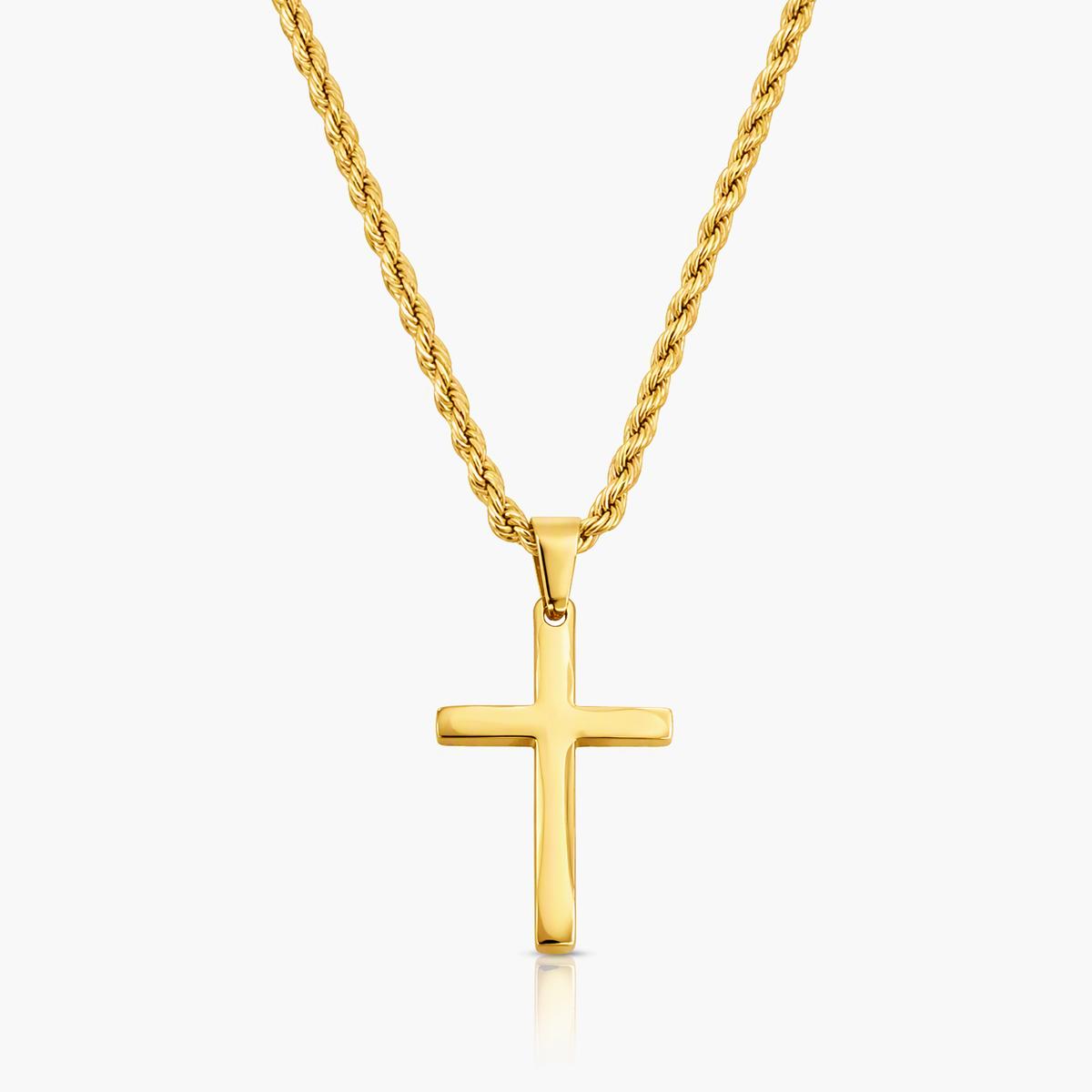 Minimalist Cross Pendant Necklace