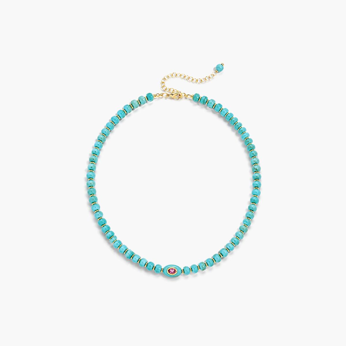Cute Evil Eye Beaded Necklace