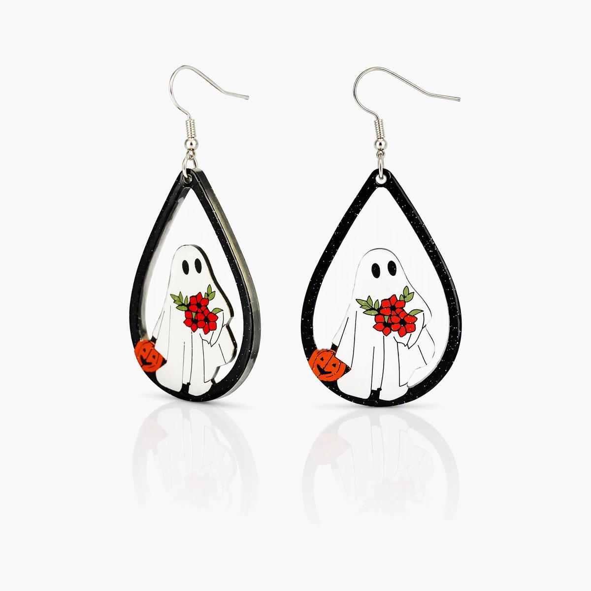 Cute Halloween Motif Drop Earrings