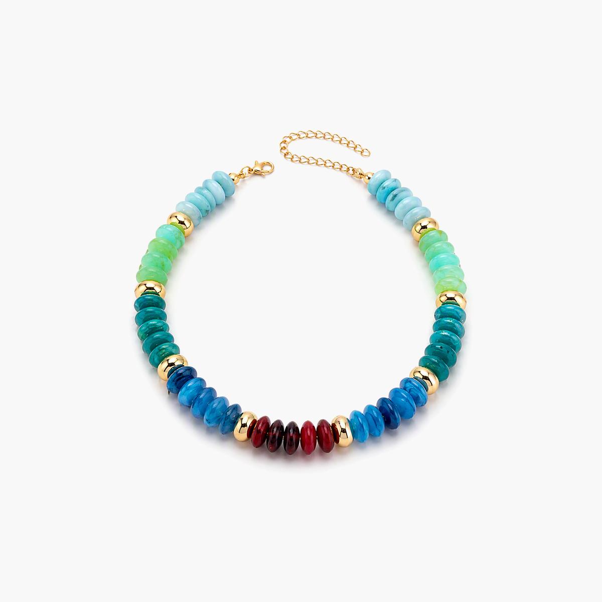 Boho Multi-Strand Beaded Necklace