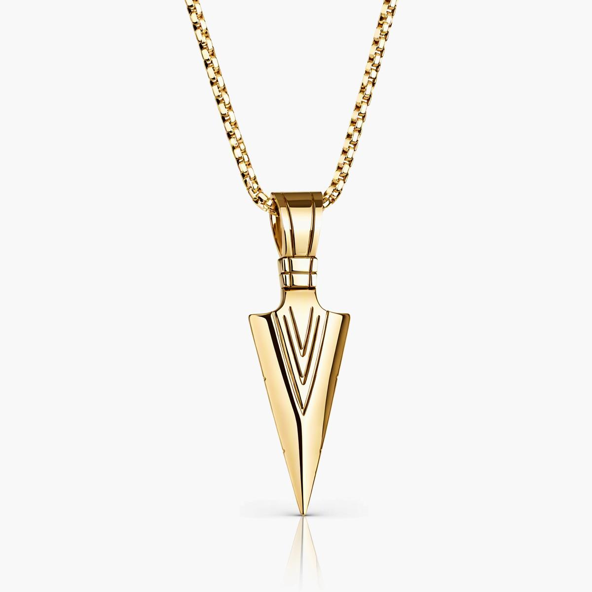 Trendy Arrowhead Pendant Necklace