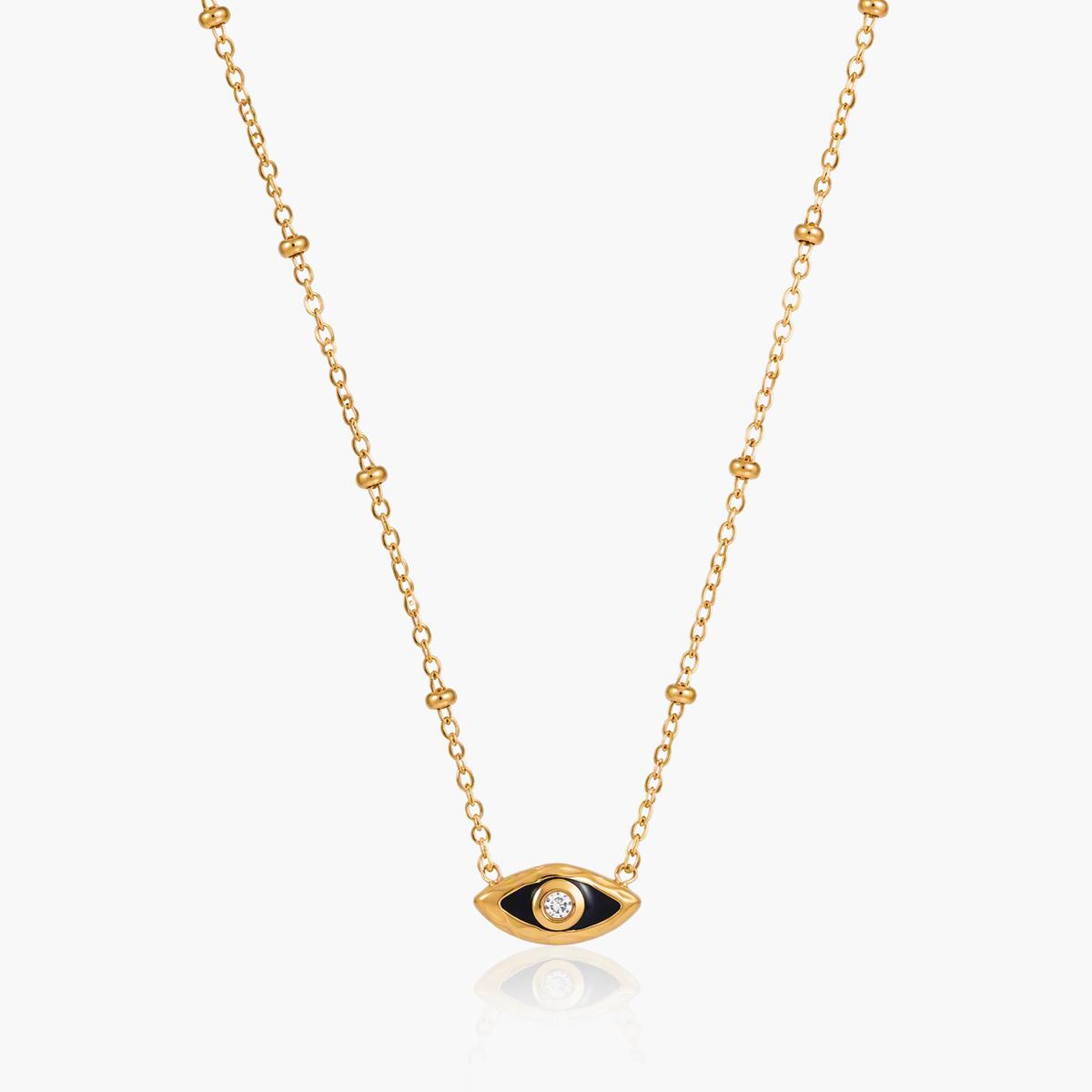Dainty Evil Eye Pendant Necklace