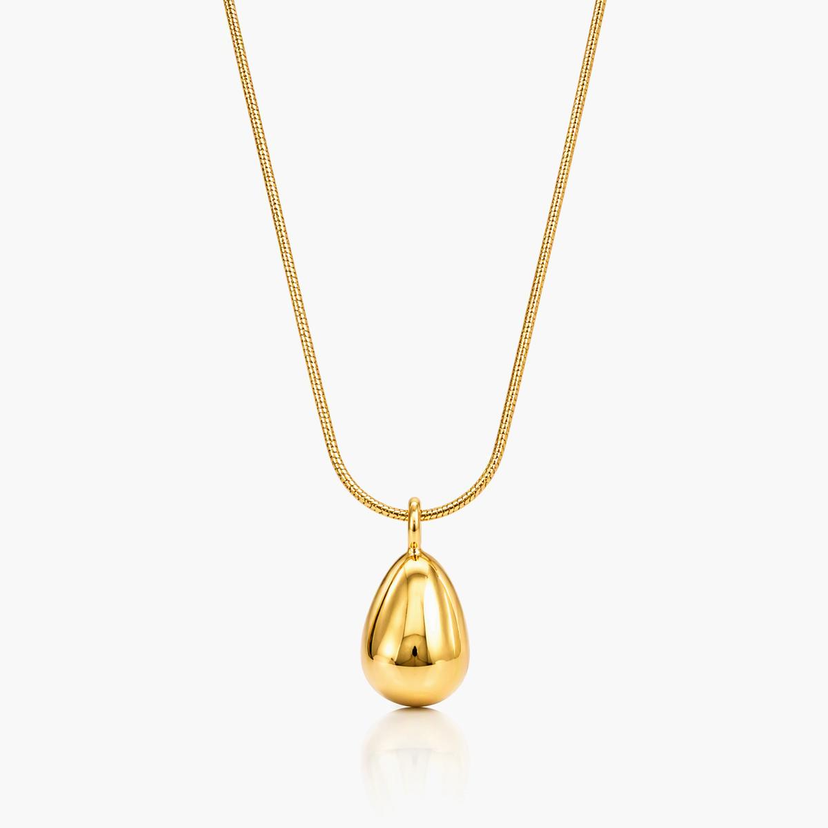 Minimalist Water Drop Pendant Necklace