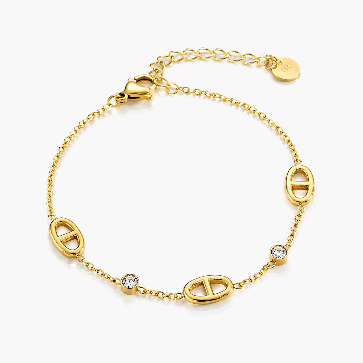 Dainty Oval Link Bracelet
