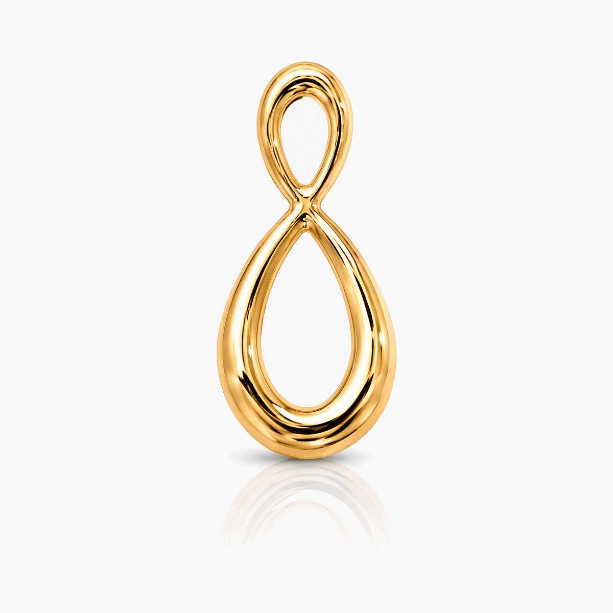 Minimalist Infinity Drop Earrings