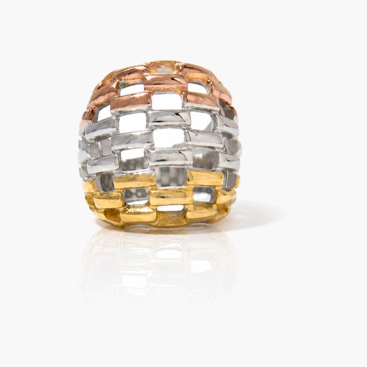 Chunky Woven Mesh Ring