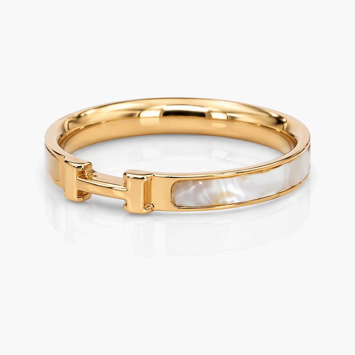 Trendy H-Shape Ring