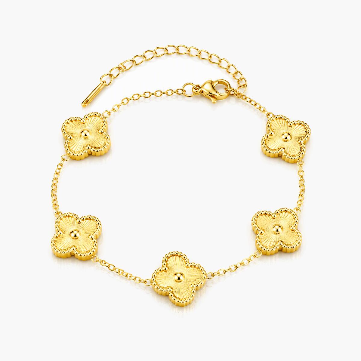 Four-Leaf Clover Bracelet