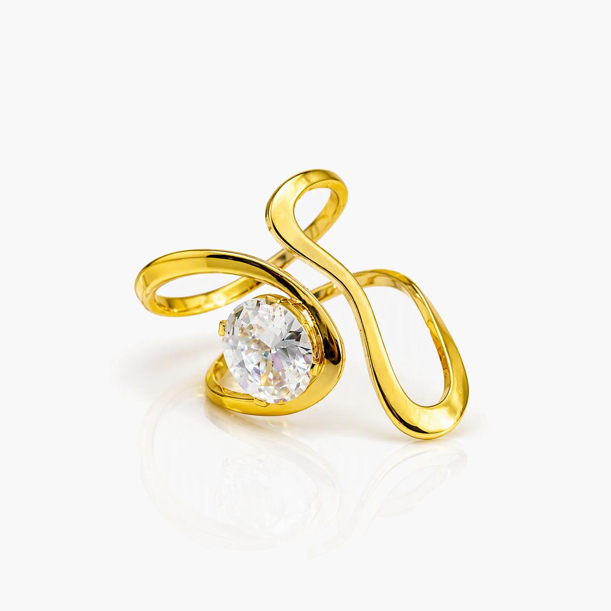 Trendy Star and Heart Ring
