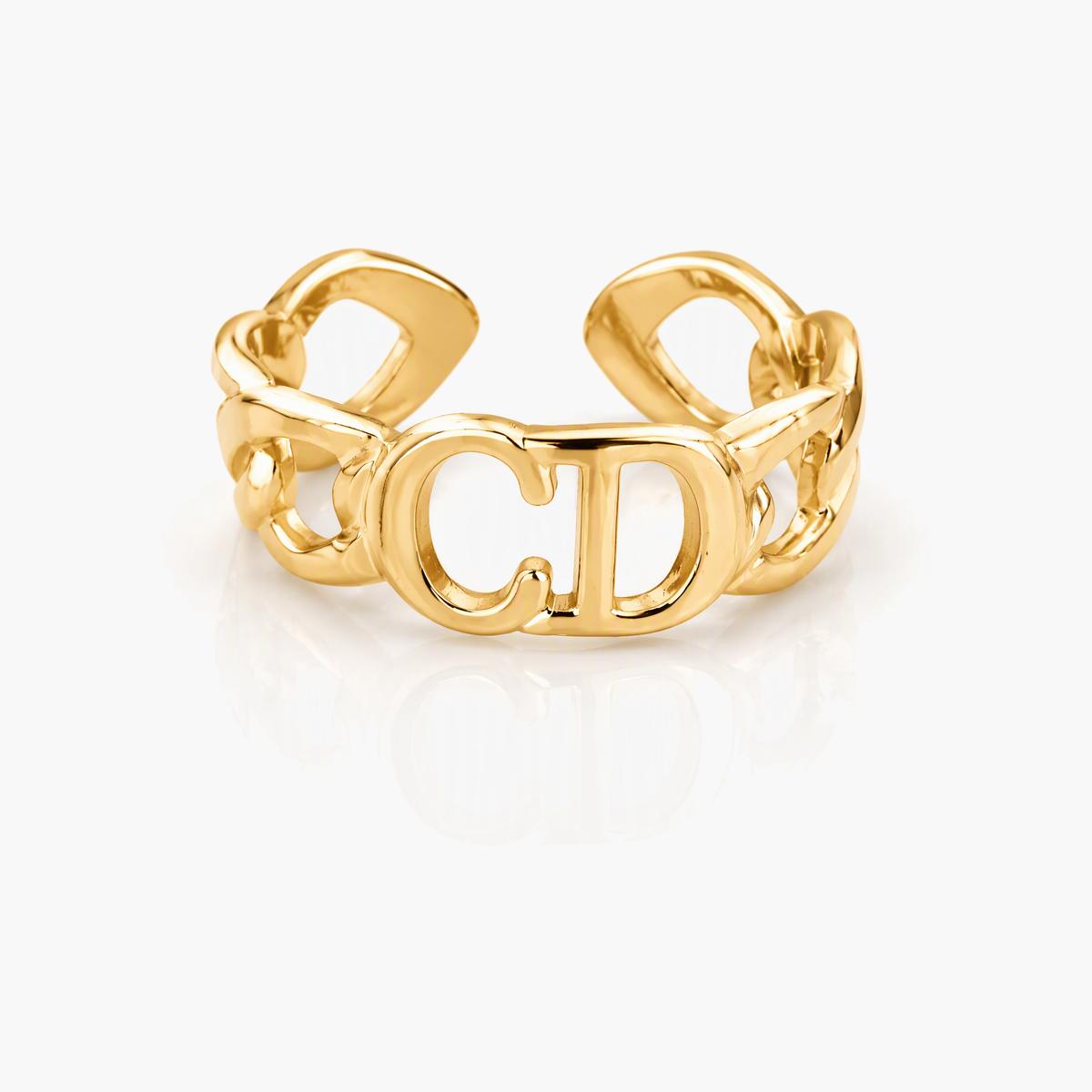 Trendy CD Letter Open Ring