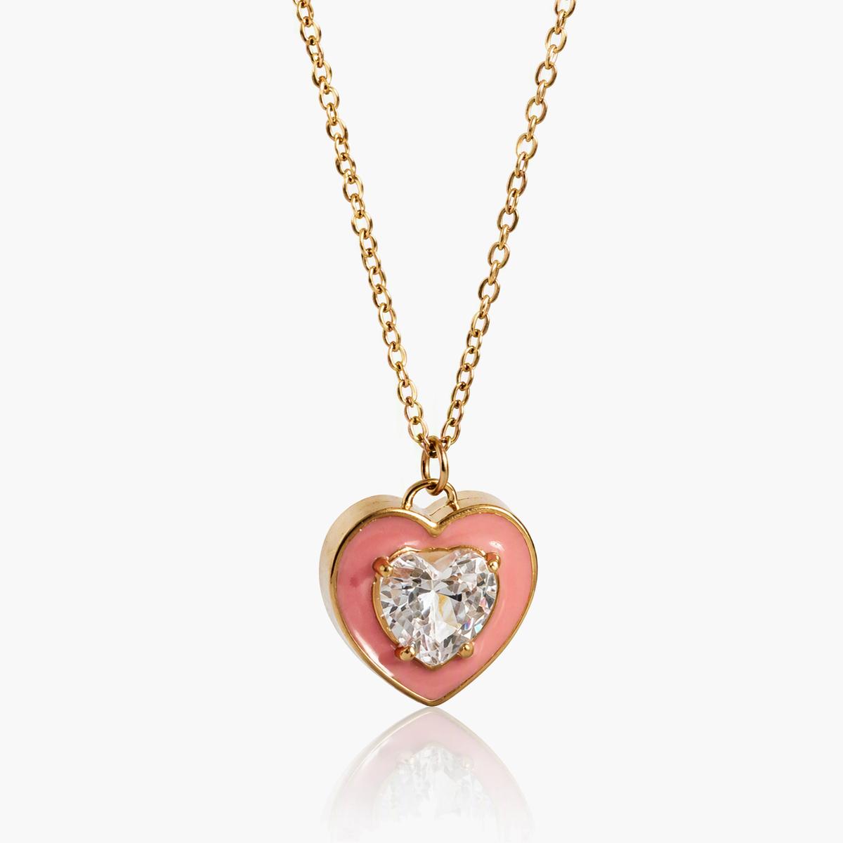 Cute Heart Pendant Necklace