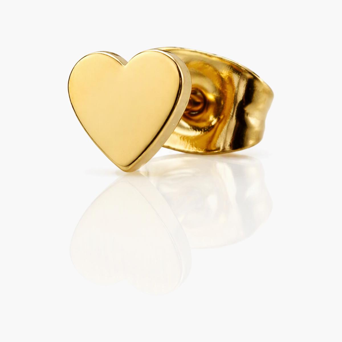 Dainty Heart Stud Earrings