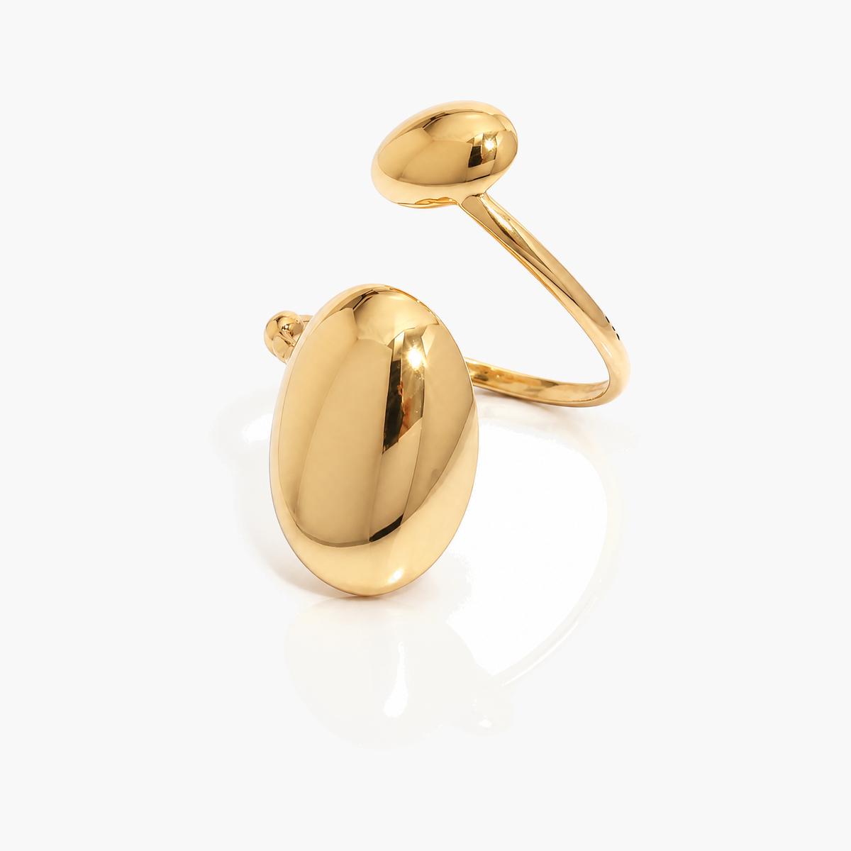 Minimalist Oval Sphere Ring