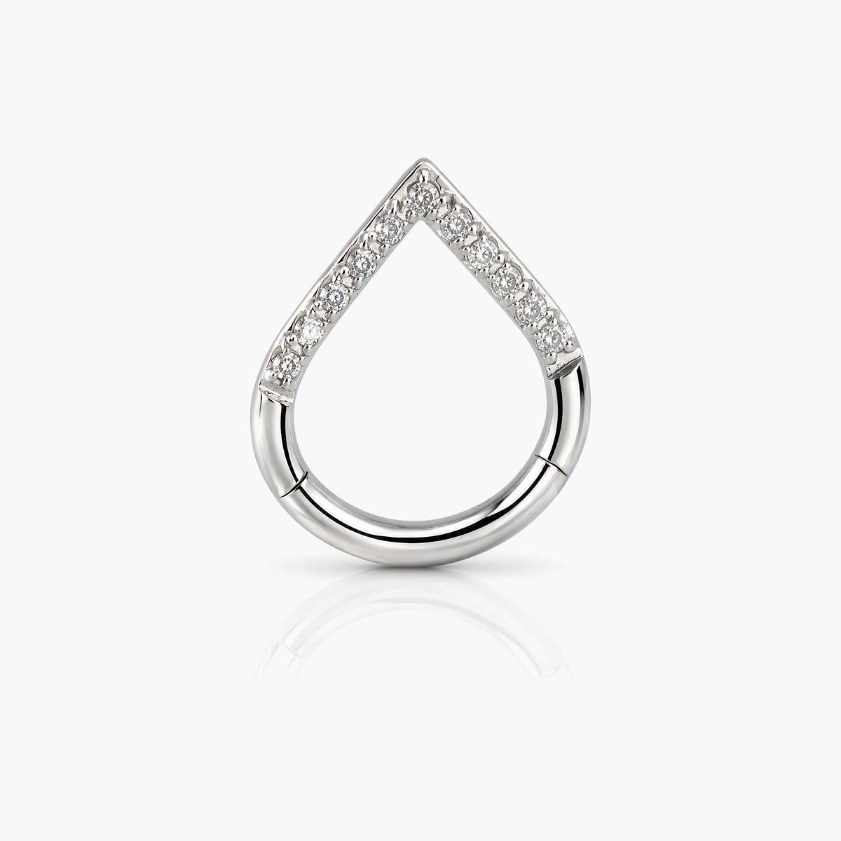 Dainty Teardrop Nose Ring