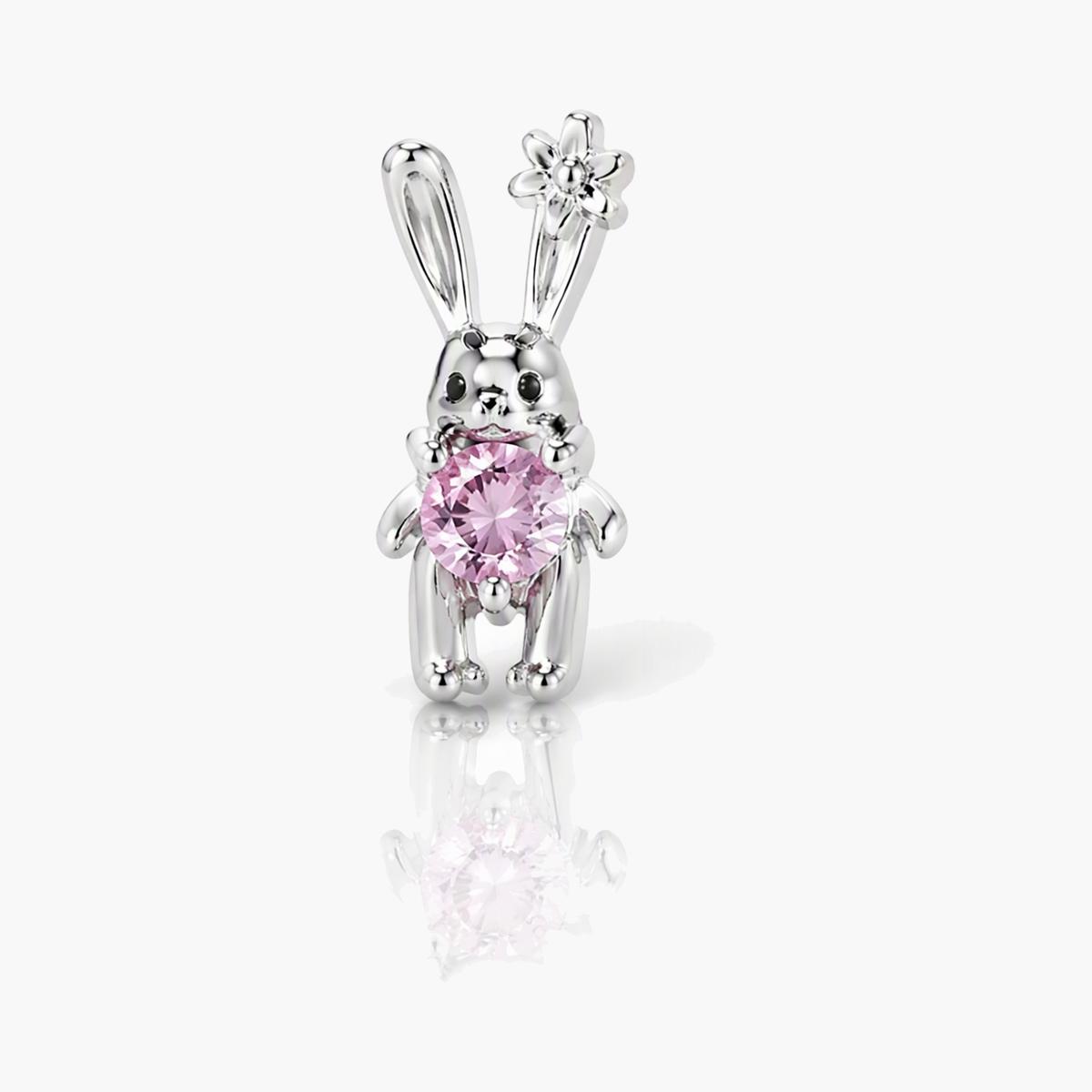 Cute Bunny Charm Stud Earrings