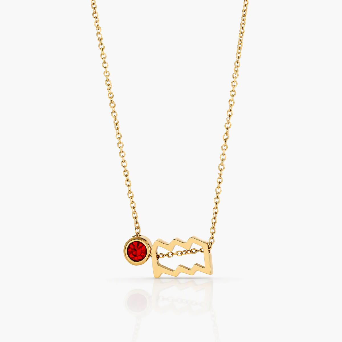Dainty Zodiac Sign Pendant Necklace