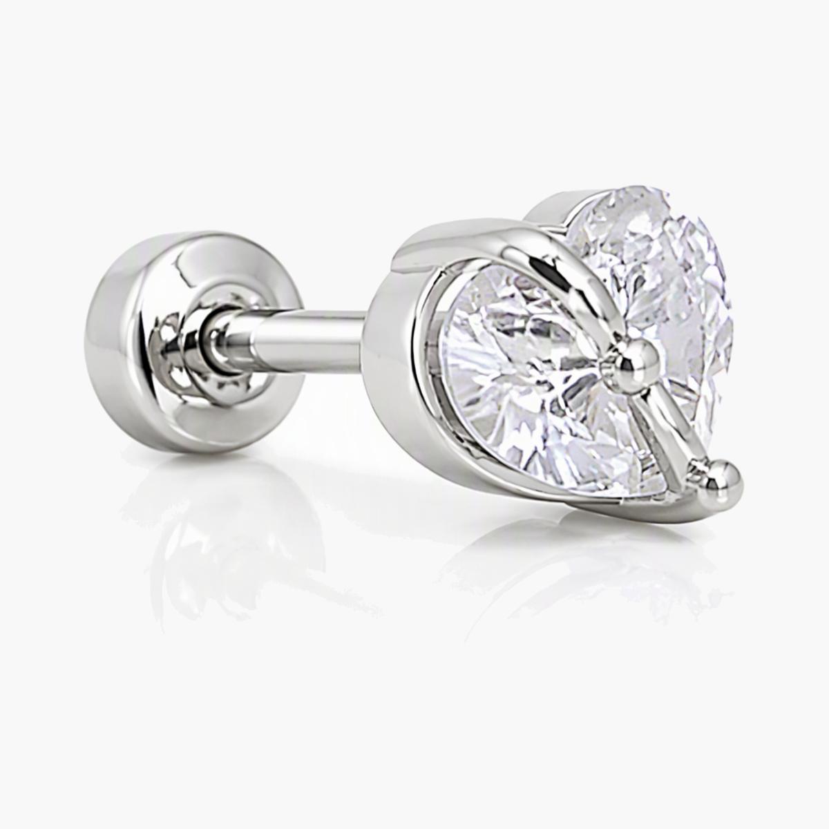 Dainty Heart Stud Earrings