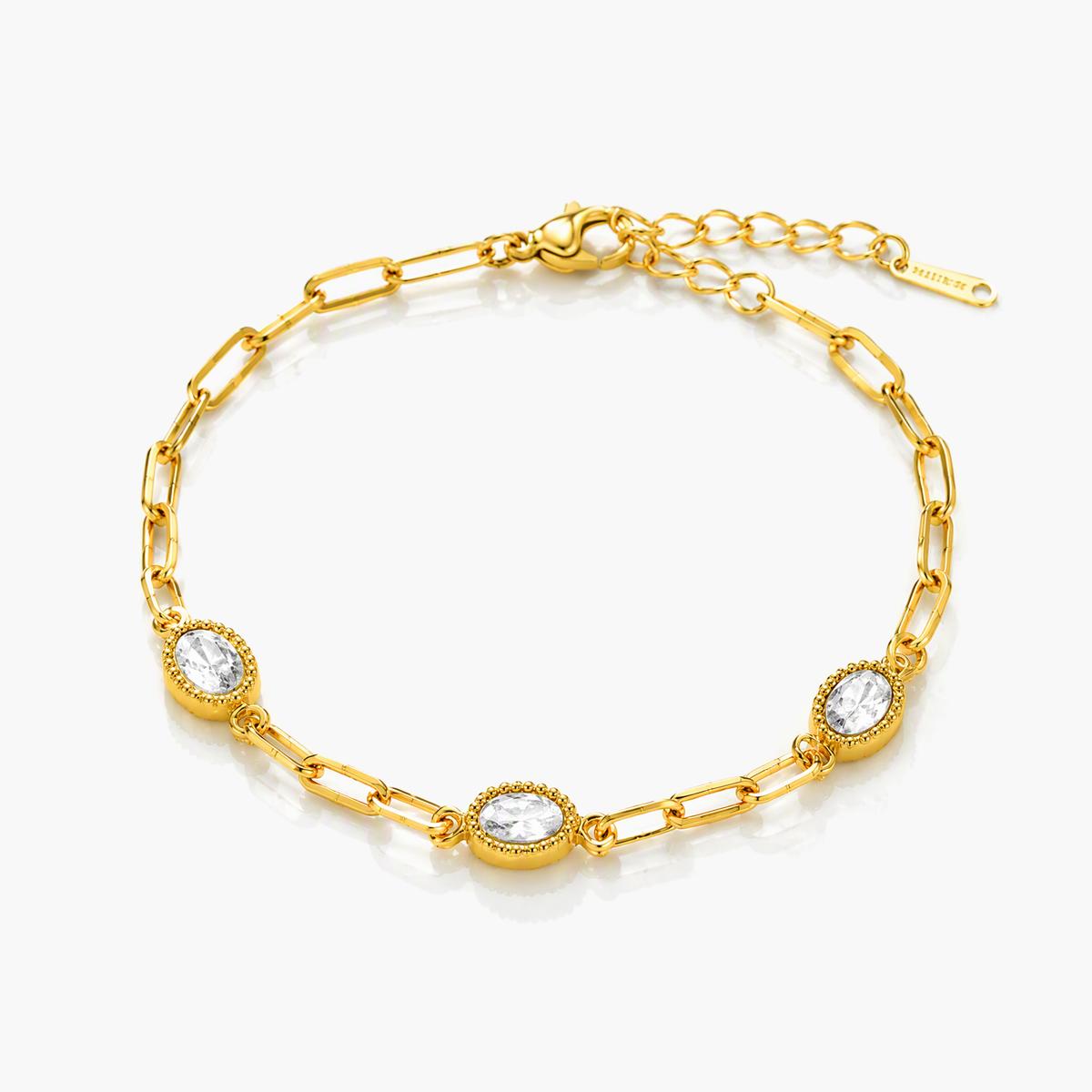 Dainty Paperclip Chain Bracelet
