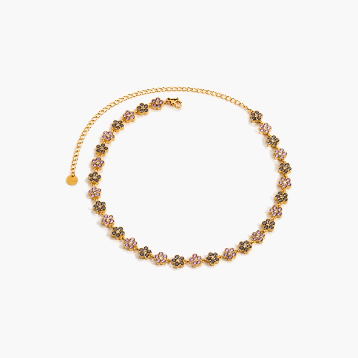 Dainty Flower Chain Necklace