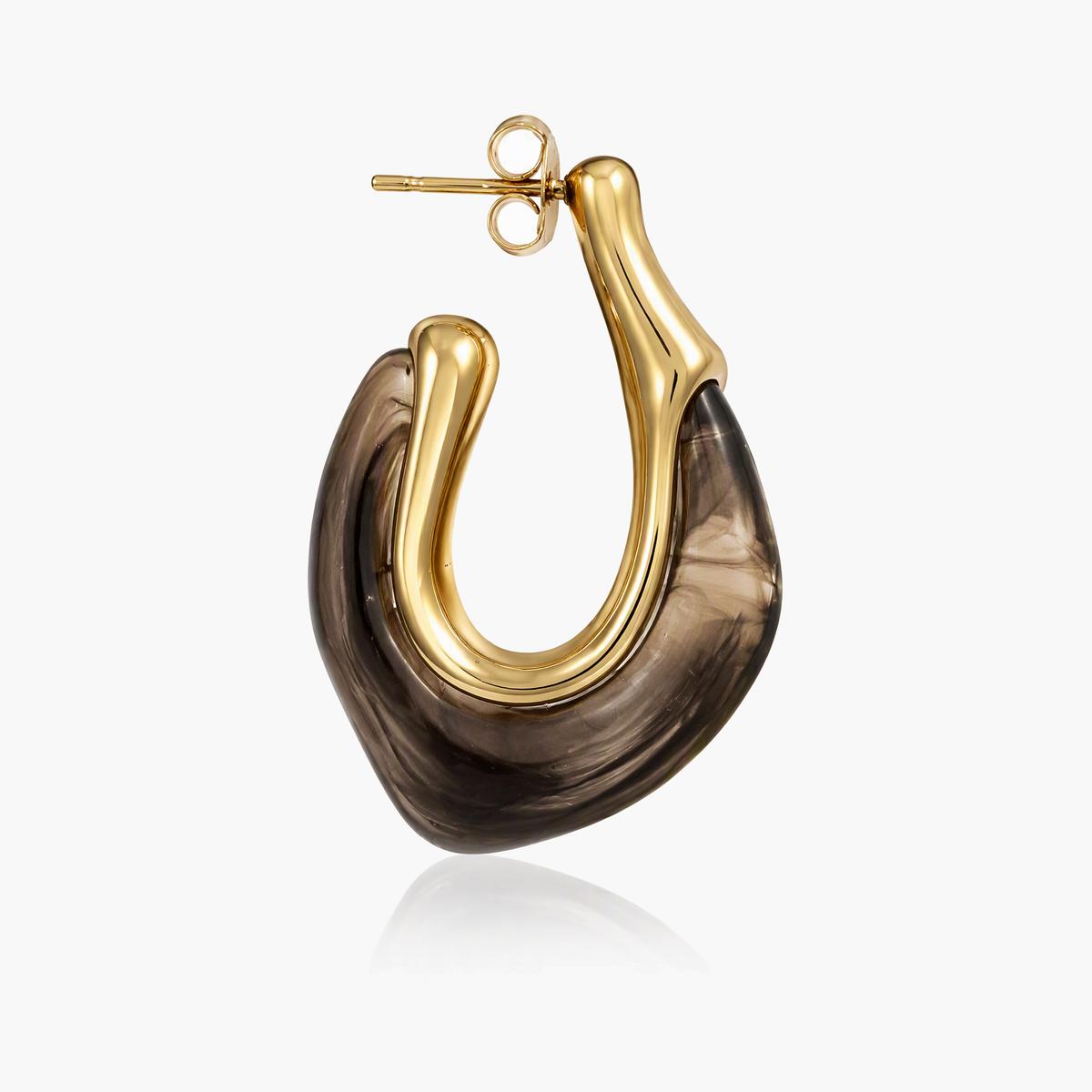 Trendy U-Shape Hoop Earrings