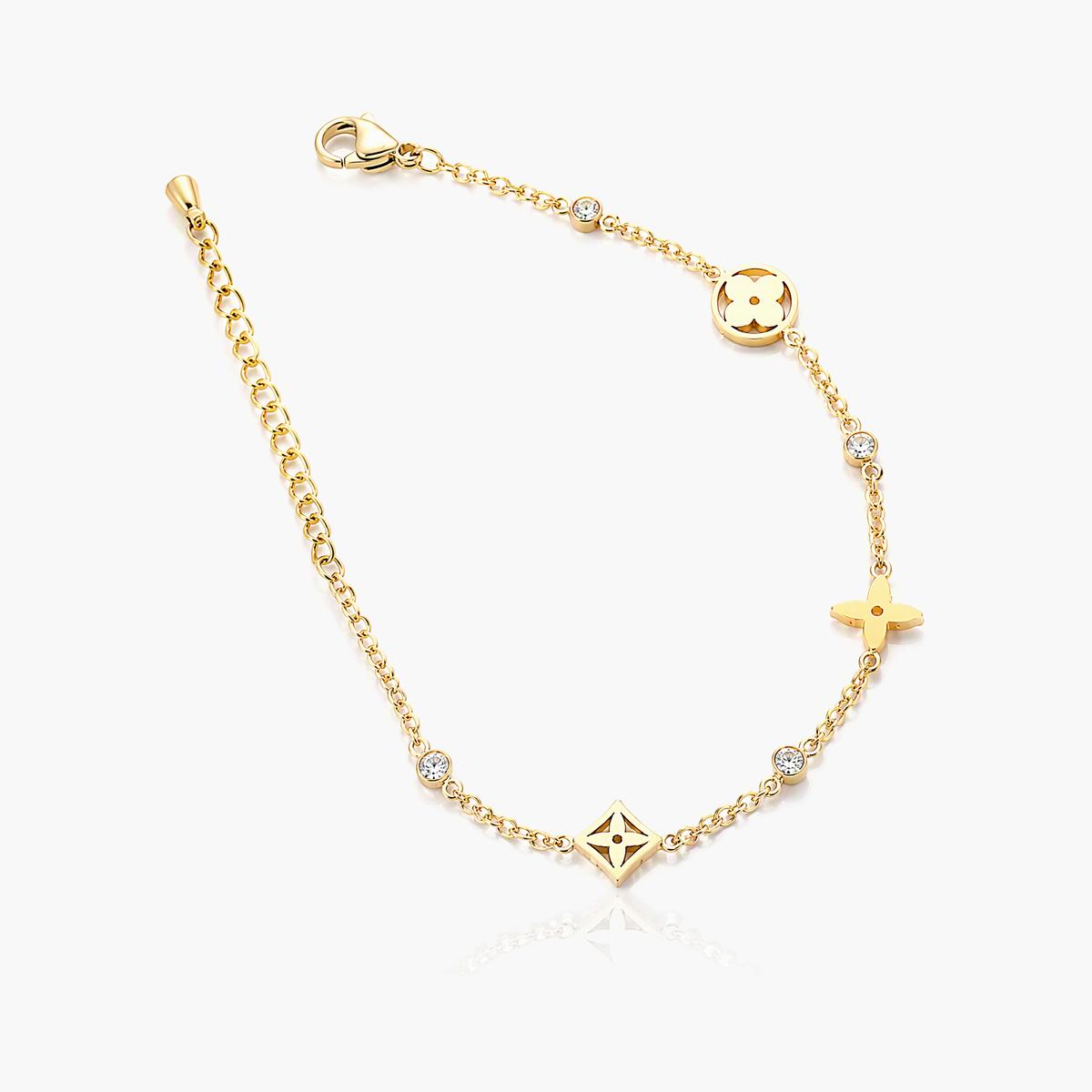 Dainty Four-Leaf Clover Bracelet