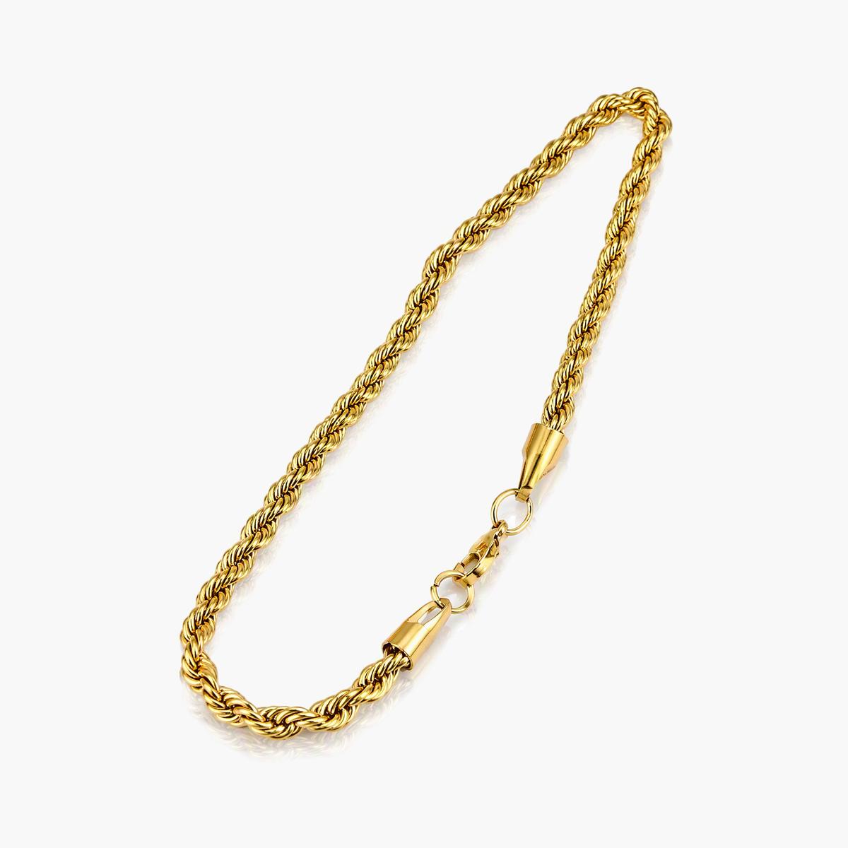 Twisted Rope Chain Bracelet