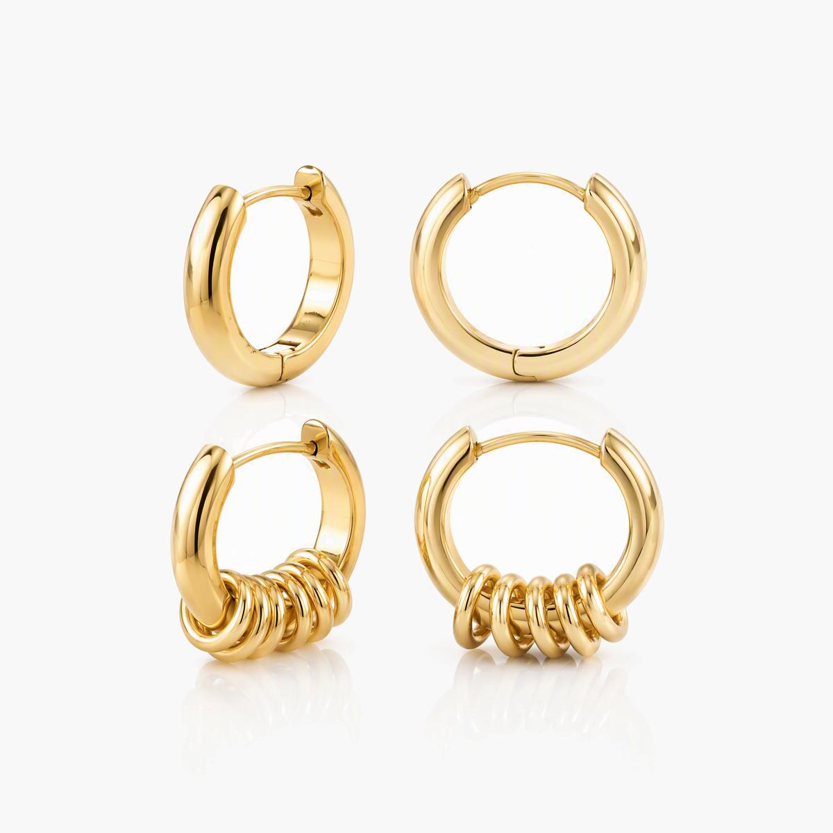 Love Knot Huggie Earrings