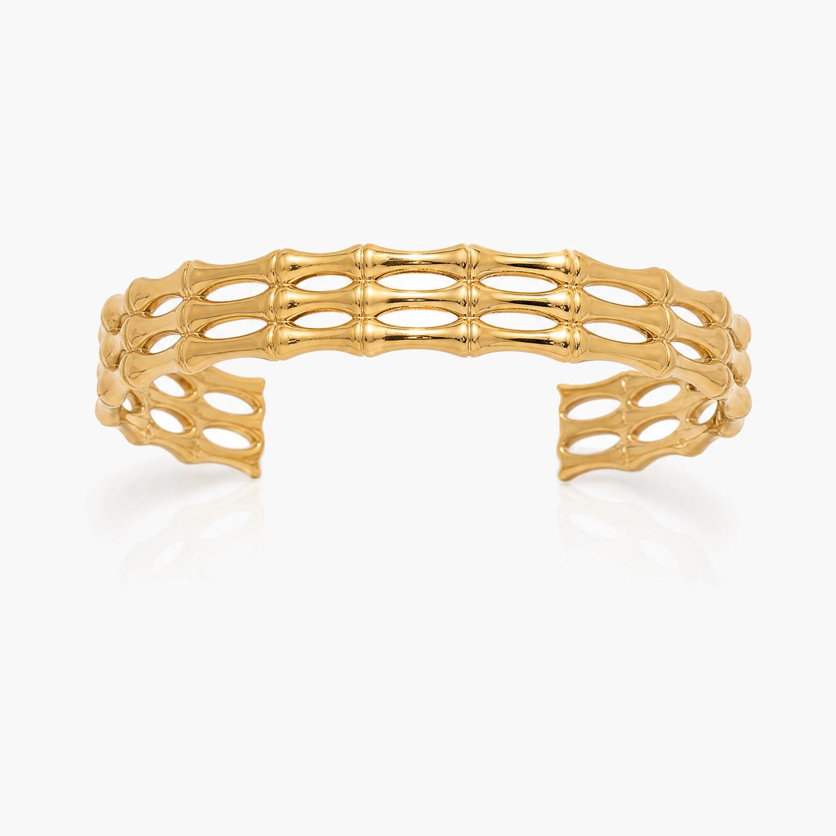 Twisted Rope Open Cuff Bracelet
