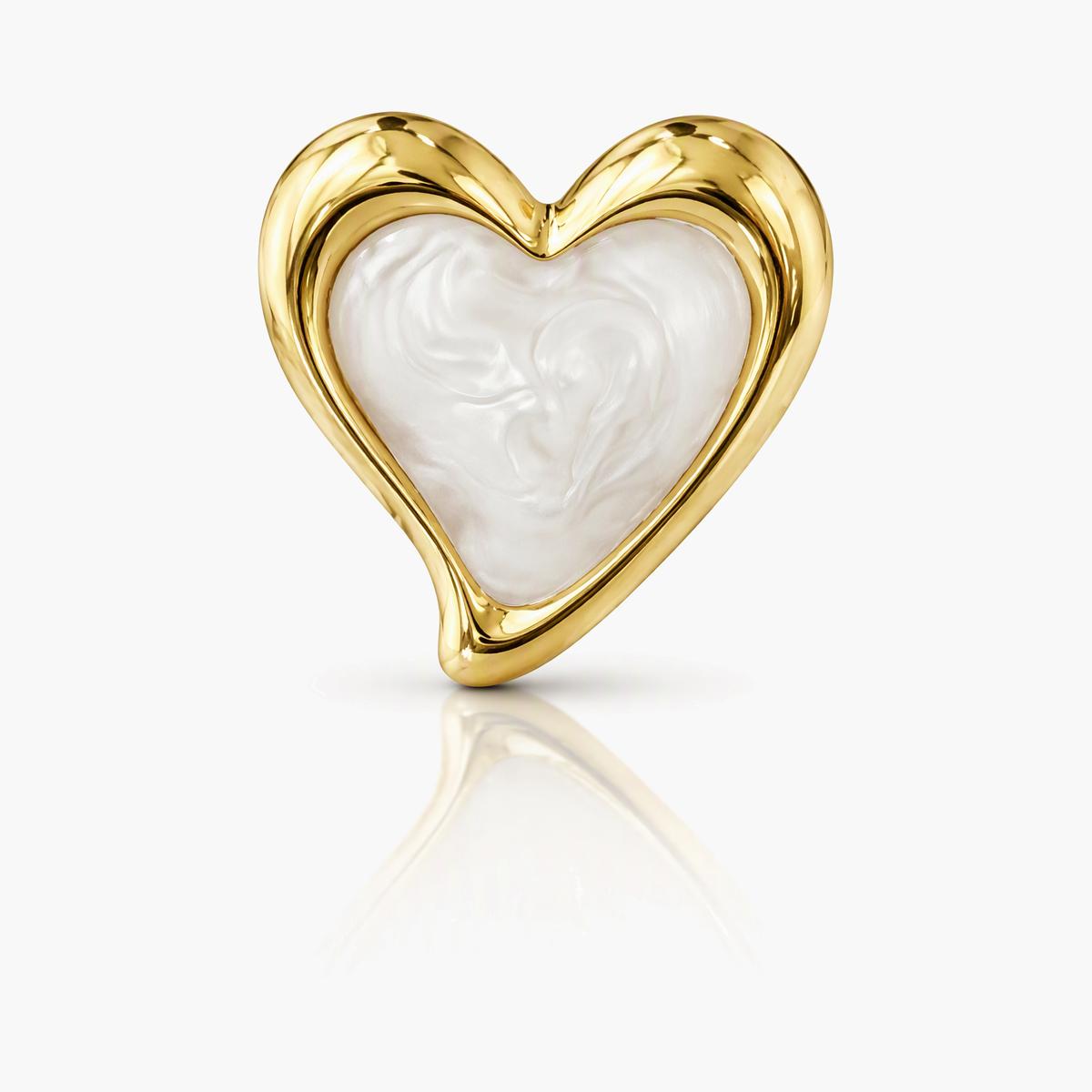 Heart & Triangle Stud Earrings