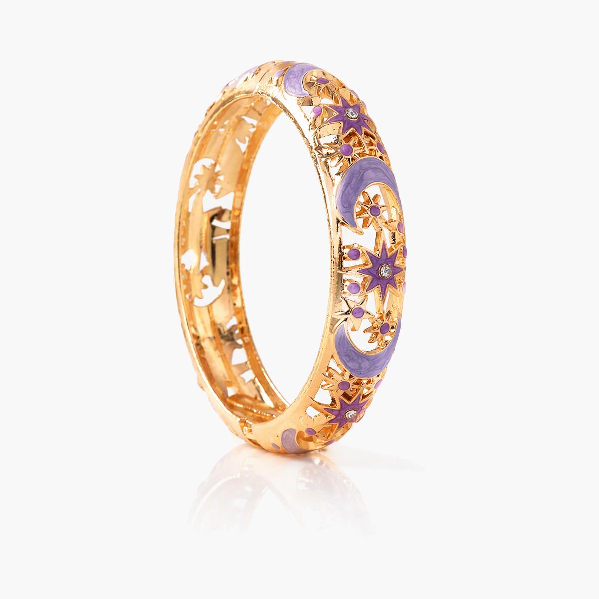 Dainty Moon Star Bangle