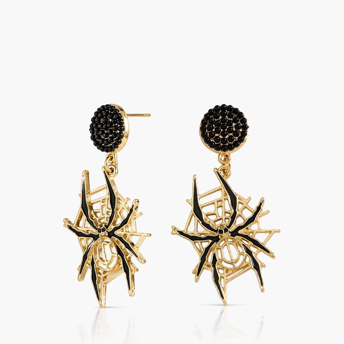 Trendy Spiderweb Drop Earrings