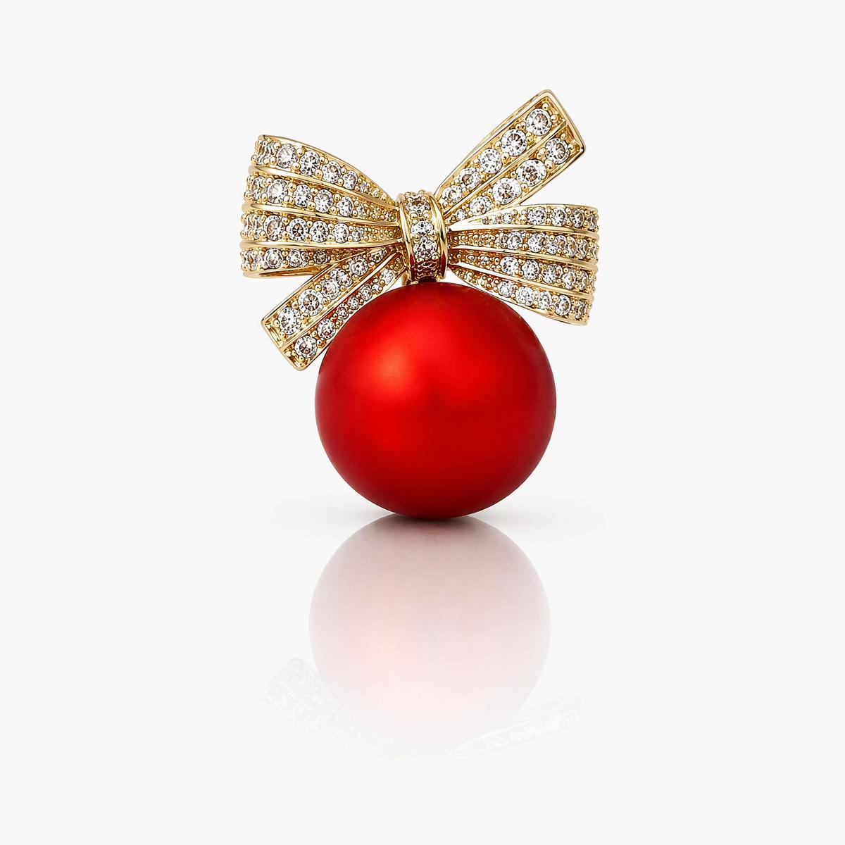 Cute Bow Knot Ball Drop Earrings