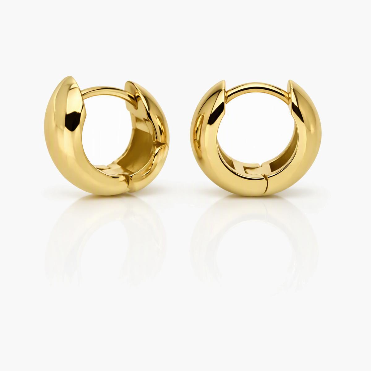 Minimalist Huggie Hoop Earrings
