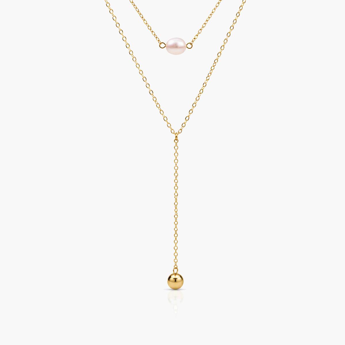 Dainty Single Stone Y-Necklace