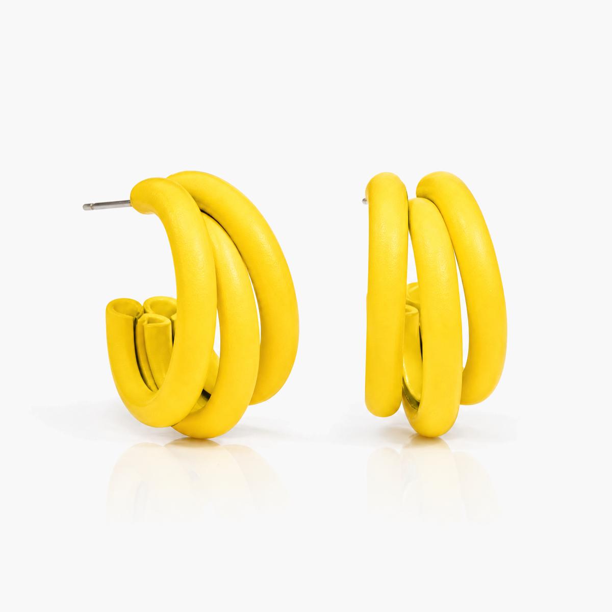Trendy Triple Hoop Earrings