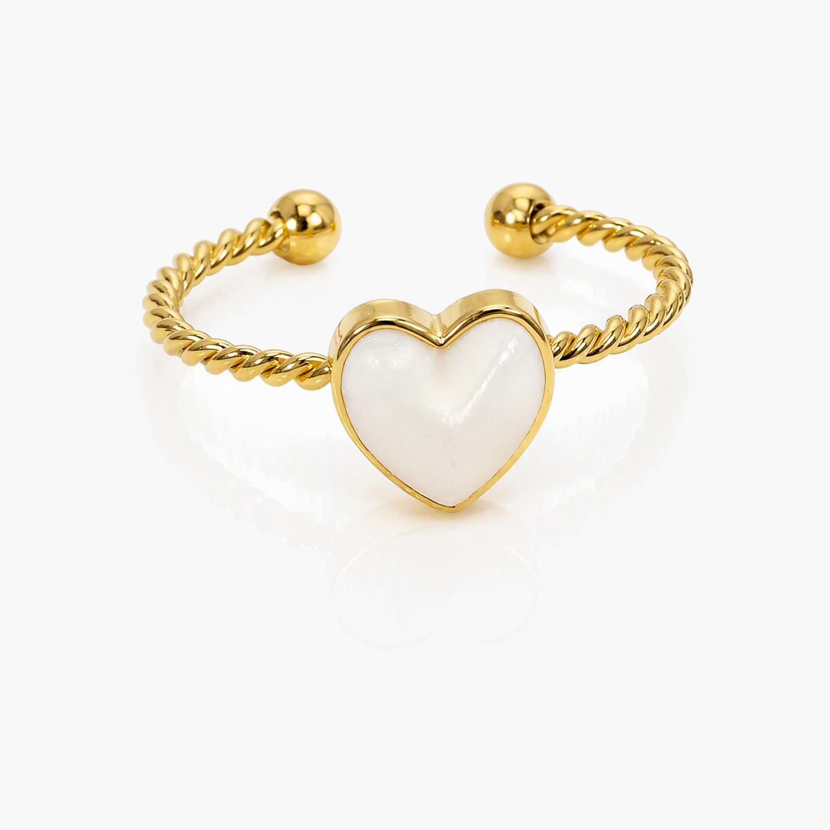 Cute Heart Open Ring